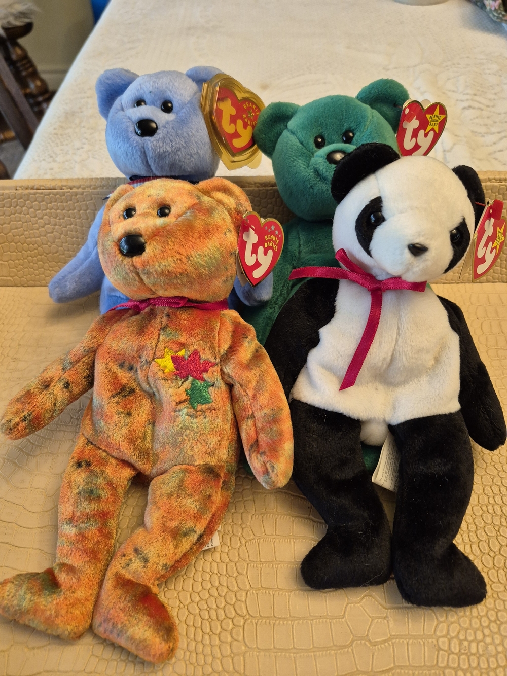 Ty  Vintage Beanie Babies, Kanata, America, Erin And Fortune